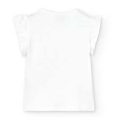 Boboli lasten t-paita 236067*1100, valkoinen hinta ja tiedot | Boboli Tyttöjen vaatteet | hobbyhall.fi