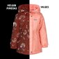 Lenne lasten parka 80g Marita 23226*1734, persikka/harmaa hinta ja tiedot | Tyttöjen takit | hobbyhall.fi