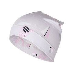 Lenne vauvan hattu Tammy 23677*012, vaaleanharmaa/roosa hinta ja tiedot | Tyttöjen hatut, huivit ja käsineet | hobbyhall.fi