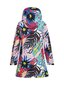 Huppa lasten parka 40g Janelle 1 12360104*34063, fuksia/sininen hinta ja tiedot | Tyttöjen takit | hobbyhall.fi