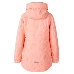 Lenne lasten parka 80g Heldi 23264*1734, persikka/harmaa hinta ja tiedot | Tyttöjen takit | hobbyhall.fi