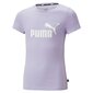 Puma lasten t-paita 587029*25, vaaleanliila hinta ja tiedot | Tyttöjen paidat | hobbyhall.fi
