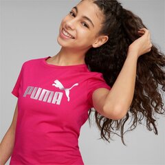 Puma lasten t-paita 846953*64, fuksia/hopea hinta ja tiedot | Tyttöjen paidat | hobbyhall.fi