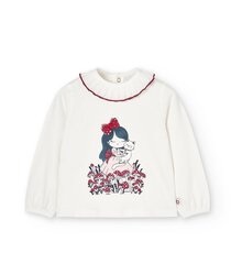 Boboli lasten paita 707206*1111, valkoinen 8445470313700 hinta ja tiedot | Boboli Tyttöjen vaatteet | hobbyhall.fi