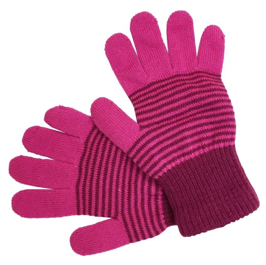 Knitas Lasten käsineet 057*01, fuksia/burgundi 4779018642057 hinta ja tiedot | Tyttöjen hatut, huivit ja käsineet | hobbyhall.fi