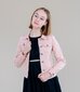 Haiys tyttöjen denim takki ENNYT*02, vaaleanpunainen 4063942726328 hinta ja tiedot | Tyttöjen takit | hobbyhall.fi