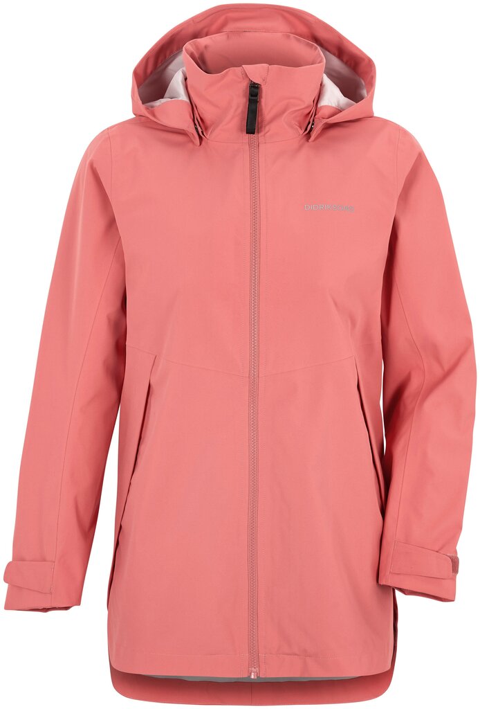 Didriksons lasten parka Hamna 504440*396, vaaleanpunainen 7333371027004 hinta ja tiedot | Tyttöjen takit | hobbyhall.fi