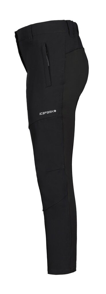 Icepeak Lasten softshell housut Kahaluu 51036-2*990, musta 6438522498892 hinta ja tiedot | Tyttöjen leggingsit ja housut | hobbyhall.fi