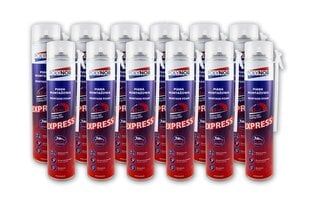 Asennusvaahto Polynor Home Express, 750 ml. 12 kpl. hinta ja tiedot | Eristeet ja tiivisteet | hobbyhall.fi