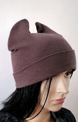 Ruskea hattu hinta ja tiedot | Naisten päähineet | hobbyhall.fi