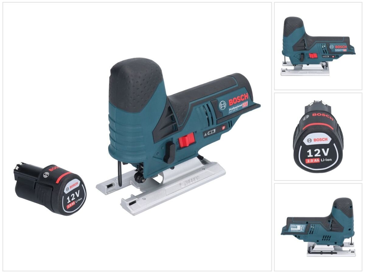 Bosch GST 12V-70 Professional akkupistosaha 12 V 70 mm + 1x akku 2,0 Ah - ilman laturia hinta ja tiedot | Sahat ja sirkkelit | hobbyhall.fi