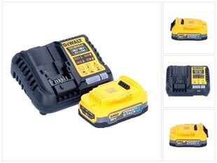 DeWalt DCB 1104 E1 lataussarja 12 V / 18 V 1x Powerstack akku 1,7 Ah + DCB 1104 laturi hinta ja tiedot | Akkuporakoneet ja ruuvinvääntimet | hobbyhall.fi