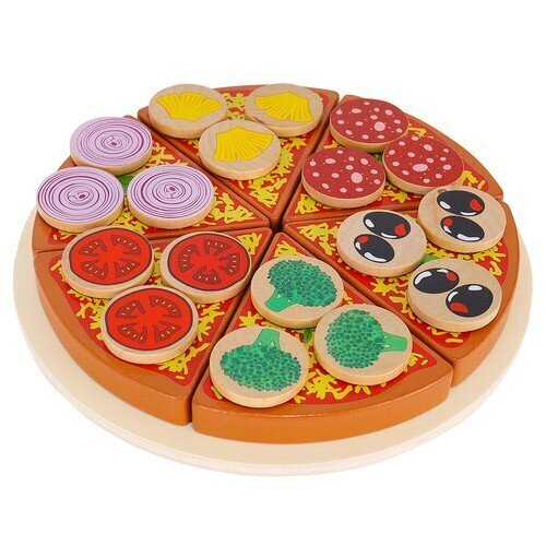 Puinen pizza - setti hinta ja tiedot | Kehittävät lelut | hobbyhall.fi