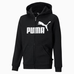 Puma Huppari Ess Big Logo Fz Black 586967 01 hinta ja tiedot | Poikien puserot, liivit ja jakut | hobbyhall.fi
