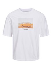 Jack & Jones lasten t-paita 12230626*02, valkoinen hinta ja tiedot | Poikien paidat | hobbyhall.fi