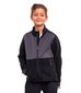 Icepeak lasten fleece Lebo 51887-4*990, musta harmaa 6438549490732 hinta ja tiedot | Poikien puserot, liivit ja jakut | hobbyhall.fi