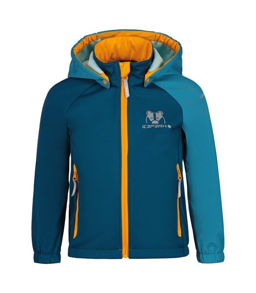 Icepeak lasten softshell-takki Jenett 51868-3*338, petrooli/sininen