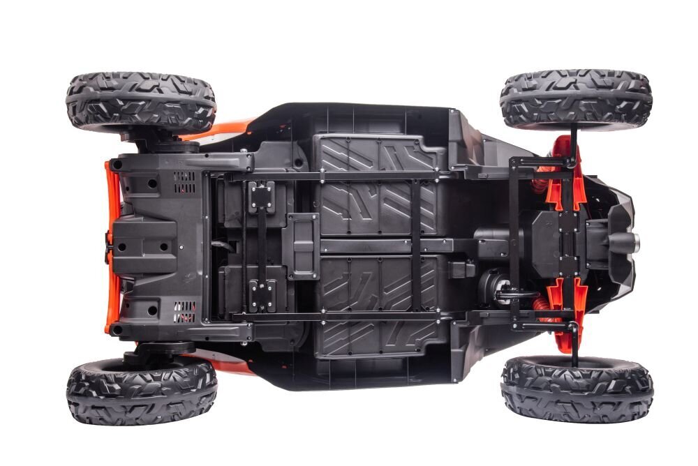 Kaksipaikkainen sähköauto lapsille Buggy DK-CA001, oranssi hinta ja tiedot | Lasten sähköautot | hobbyhall.fi