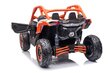 Kaksipaikkainen sähköauto lapsille Buggy DK-CA001, oranssi hinta ja tiedot | Lasten sähköautot | hobbyhall.fi