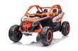 Kaksipaikkainen sähköauto lapsille Buggy DK-CA001, oranssi hinta ja tiedot | Lasten sähköautot | hobbyhall.fi