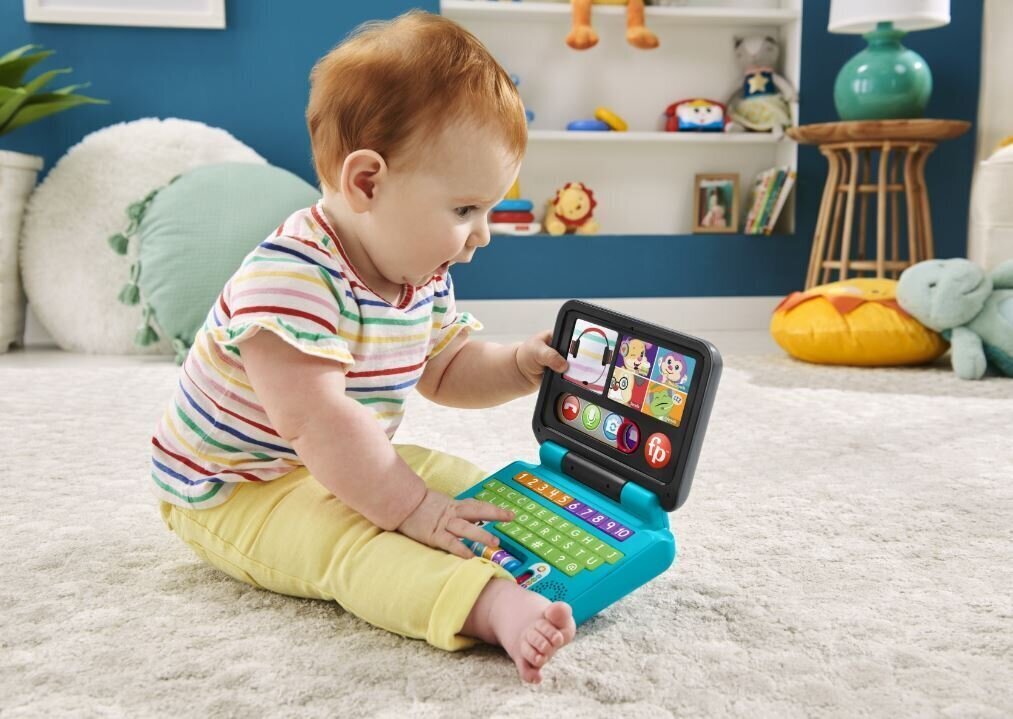 Lapsille tarkoitettu kannettava Tapaa ja opi Fisher Price hinta ja tiedot | Vauvan lelut | hobbyhall.fi