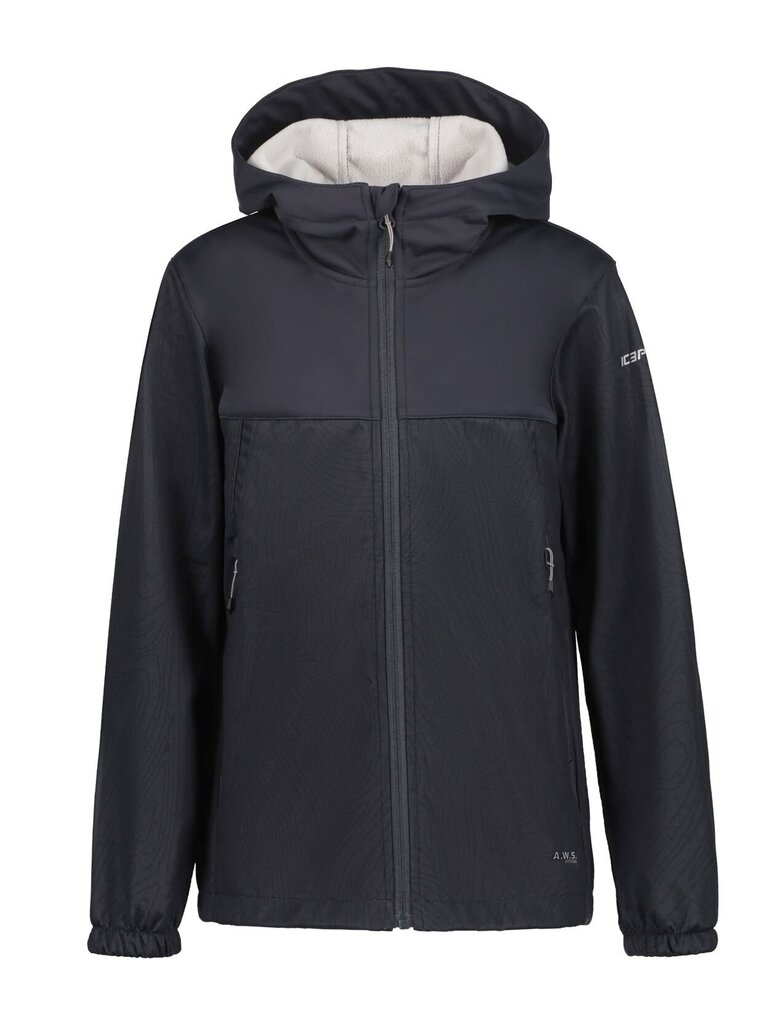 Icepeak lasten softshell-takki Kingwood 51895-3*990, musta hinta ja tiedot | Poikien takit | hobbyhall.fi