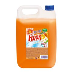 Yleiskäyttöinen lattianpuhdistusaine Floor Orange Blossom Active Soda 24h, 5L hinta ja tiedot | Puhdistusaineet | hobbyhall.fi