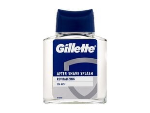 Partavesi Gillette Sea Mist After Shave Splash, 100 ml hinta ja tiedot | Parranajo ja karvanpoisto | hobbyhall.fi