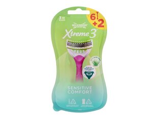 Partakonesarja Wilkinson Sword Xtreme 3 Sensitive Comfort naisille, 8 kpl hinta ja tiedot | Wilkinson Sword Hajuvedet ja kosmetiikka | hobbyhall.fi