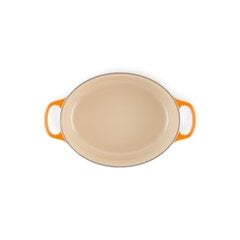 Le Creuset Valurautapata soikea 31cm, 6,3L oranssi hinta ja tiedot | Kattilat ja painekattilat | hobbyhall.fi