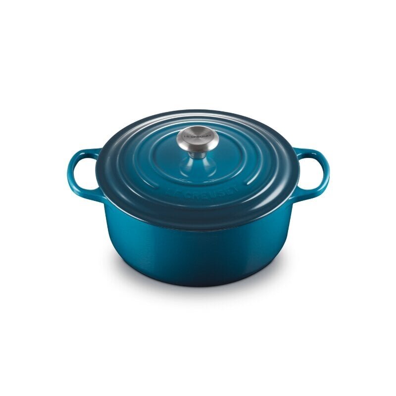 Le Creuset Valurautapata 26cm, 5,3L sininen hinta ja tiedot | Kattilat ja painekattilat | hobbyhall.fi