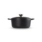 Le Creuset Valurautapata 26cm, 5,3L mattamusta hinta ja tiedot | Kattilat ja painekattilat | hobbyhall.fi