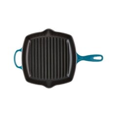 Le Creuset Valurautainen grillipannu neliö; 26x26cm sininen hinta ja tiedot | Paistinpannut | hobbyhall.fi