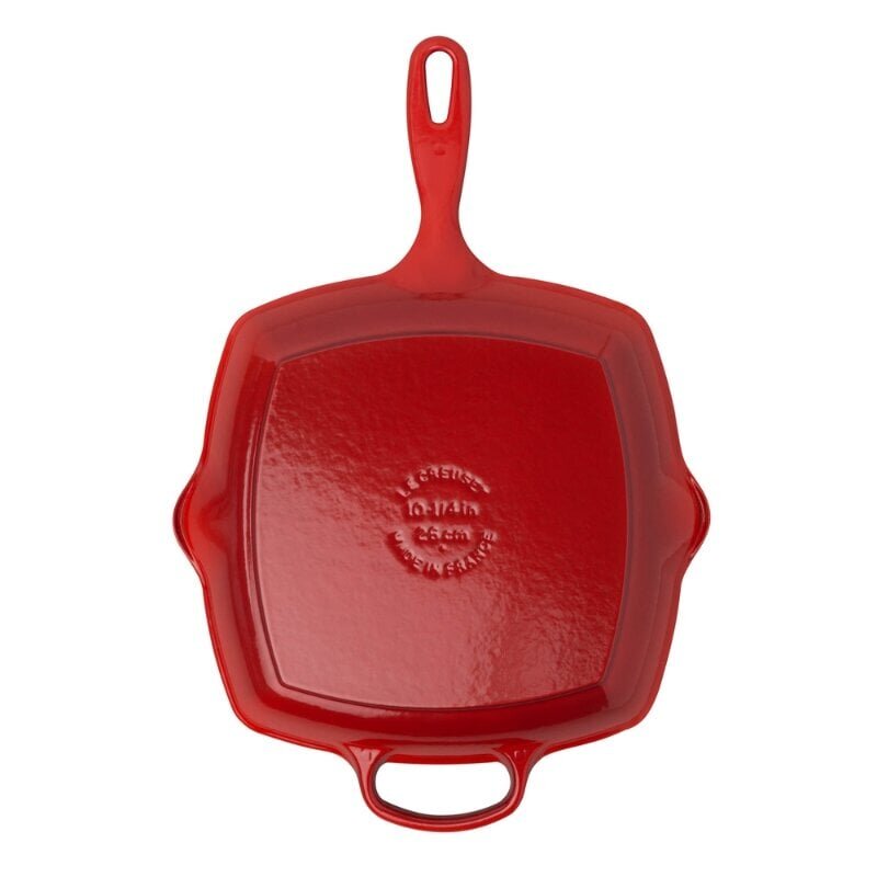 Le Creuset Valurautainen grillipannu neliö; 26x26cm punainen hinta ja tiedot | Paistinpannut | hobbyhall.fi