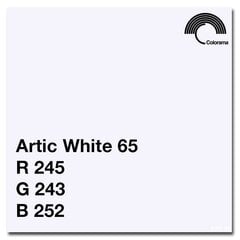 Colorama-tausta 1,35x11m, valkoinen (0565) hinta ja tiedot | Valokuvaustarvikkeet | hobbyhall.fi
