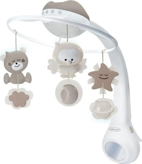 Musiikkikaruselli 3in1 Infantino beige hinta ja tiedot | Vauvan lelut | hobbyhall.fi