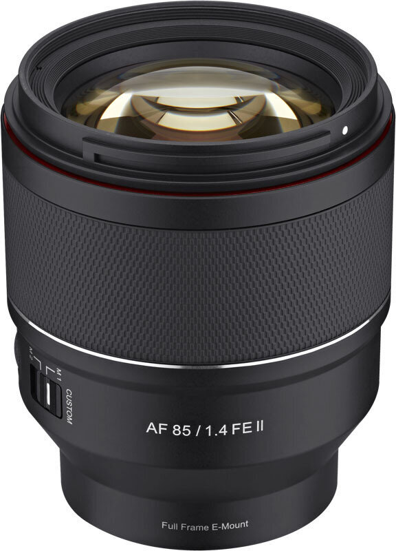 Samyang AF 85mm f/1.4 FE II -objektiivi Sonylle hinta ja tiedot | Objektiivit | hobbyhall.fi