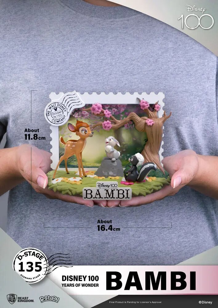 Disney 100-vuotisjuhla D-Stage PVC-diorama Bambi 12 cm hinta ja tiedot | Poikien lelut | hobbyhall.fi