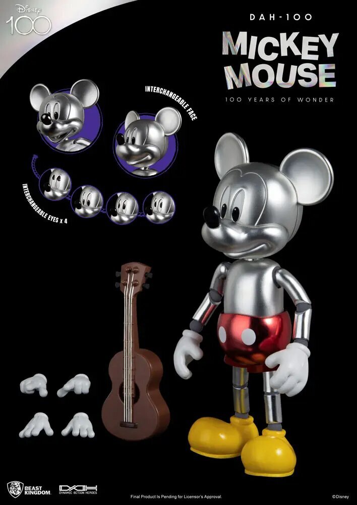 Disney 100 Years of Wonder Dynamic 8ction Heroes yoimintahahmo 1/9 Mikki Hiiri 16 cm hinta ja tiedot | Poikien lelut | hobbyhall.fi