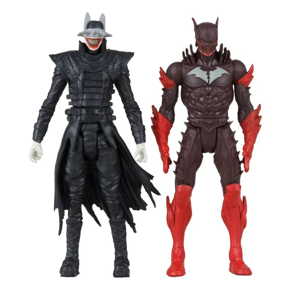 DC Direct Gaming -toimintahahmot Batman, joka nauraa ja punainen kuolema (Dark Nights Metal #1) 8 cm hinta ja tiedot | Poikien lelut | hobbyhall.fi