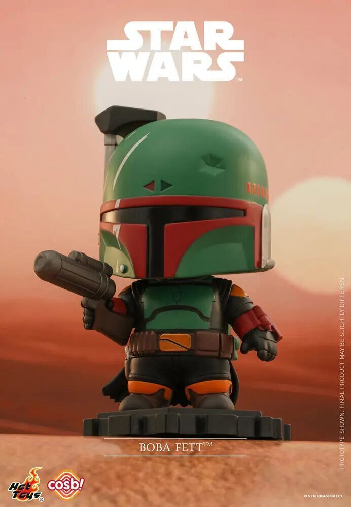 Tähtien sota: Mandalorialainen Cosbi -minihahmo Boba Fett Musta 8 cm hinta ja tiedot | Poikien lelut | hobbyhall.fi