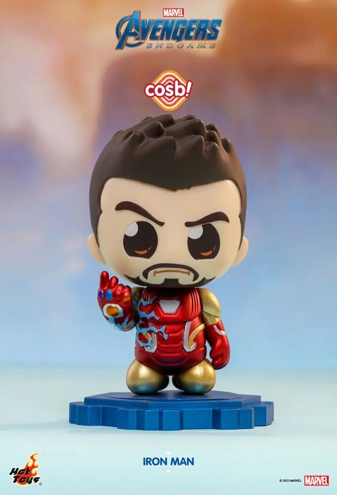 Avengers: Endgame Cosbi -minihahmo Iron Man Mark 85 (taistelu) 8 cm hinta ja tiedot | Poikien lelut | hobbyhall.fi