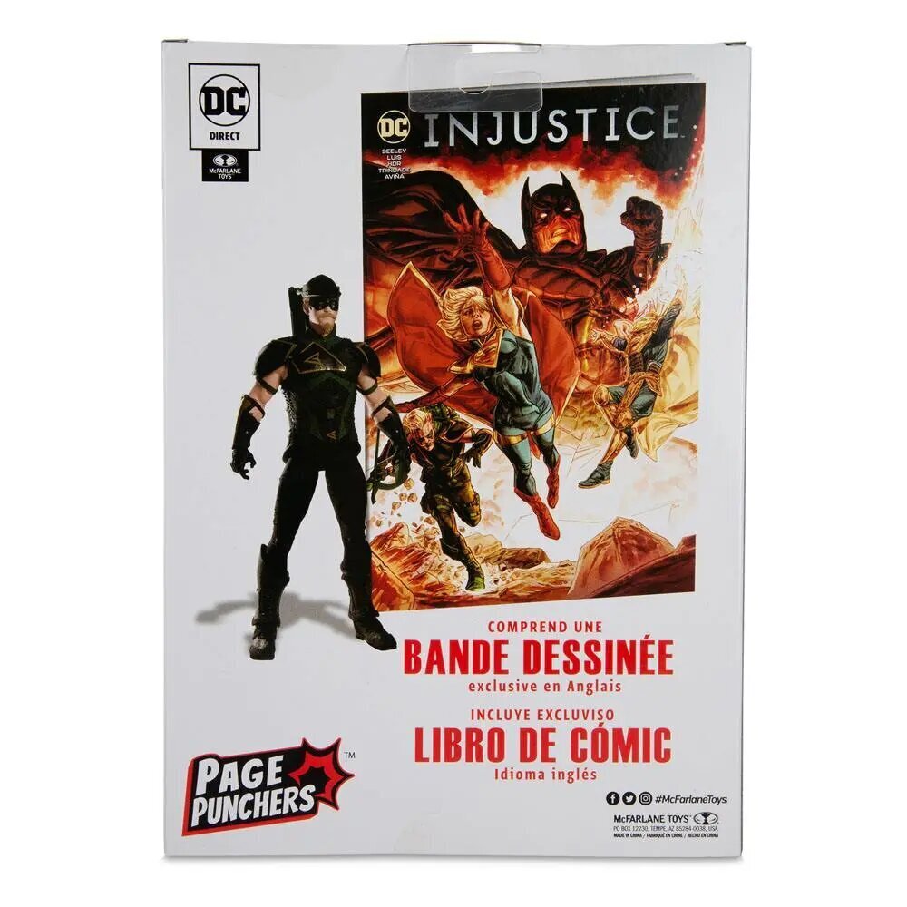 DC Direct -pelitoimintahahmo Vihreä nuoli (Injustice 2) 18 cm hinta ja tiedot | Poikien lelut | hobbyhall.fi