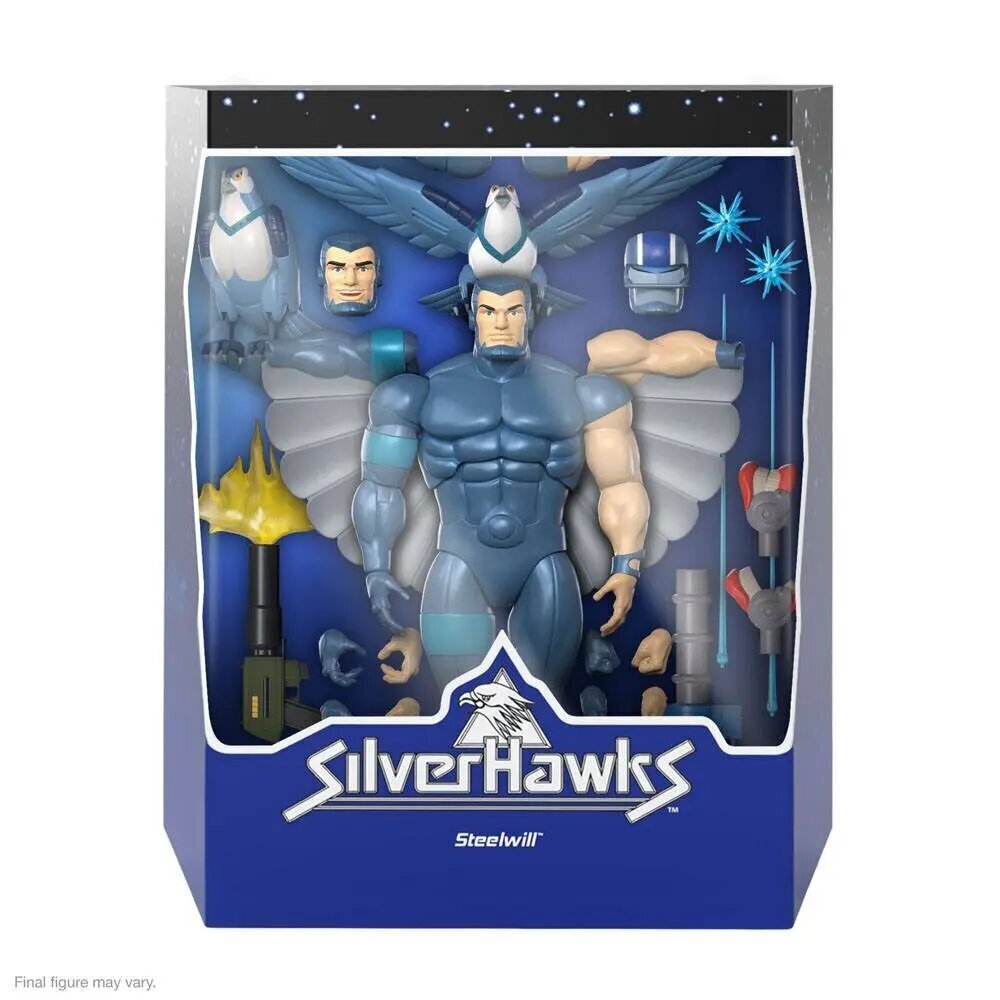 SilverHawks Ultimates Toimintahahmo Steelwill 18 cm hinta ja tiedot | Poikien lelut | hobbyhall.fi