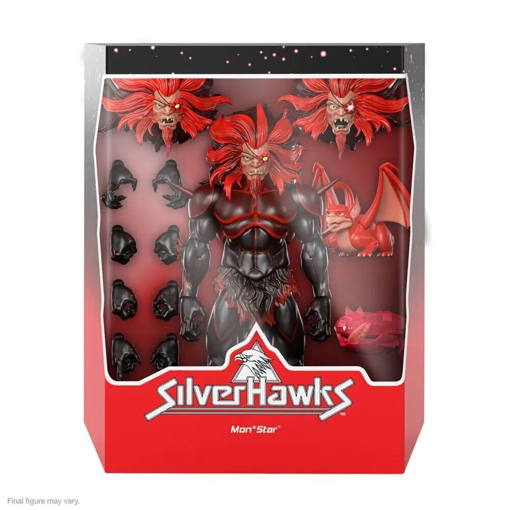 SilverHawks Ultimates -toimintahahmo Mon Star (esimuunnos) 18 cm hinta ja tiedot | Poikien lelut | hobbyhall.fi