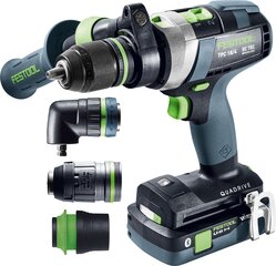 Festool Akkuiskuporakone TPC 18/4 5,2/4,0 I-Set/XL QUADRIVE 577248 hinta ja tiedot | Akkuporakoneet ja ruuvinvääntimet | hobbyhall.fi