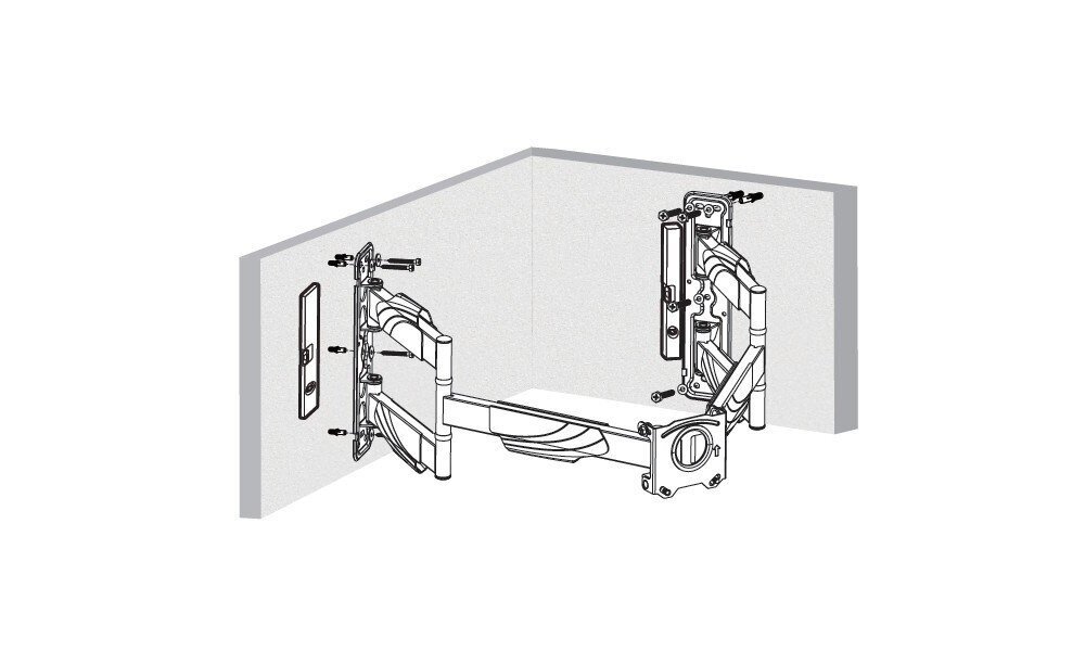 ART AR-85 32-70" hinta ja tiedot | TV-seinätelineet | hobbyhall.fi