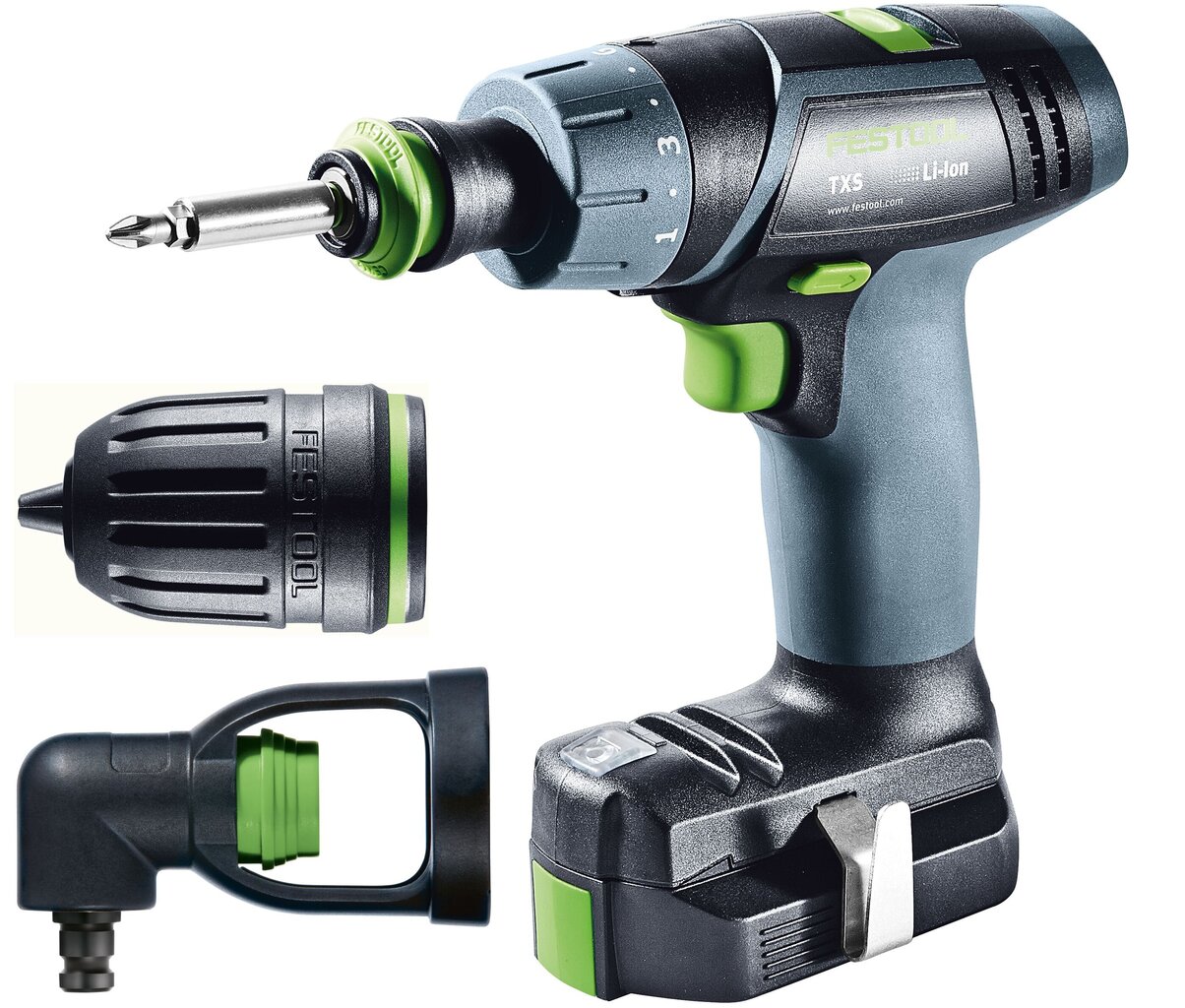 Festool Akkuruuvinväännin TXS 2,6-Set 576102 hinta ja tiedot | Akkuporakoneet ja ruuvinvääntimet | hobbyhall.fi