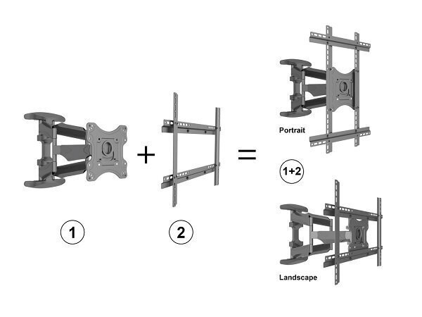 Multibrackets MB-2314 TV mounts up to 70" / 30kg hinta ja tiedot | TV-seinätelineet | hobbyhall.fi