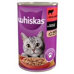 Whiskas kissanravinto naudanlihalla, 24x400 g hinta ja tiedot | Kissanruoka | hobbyhall.fi